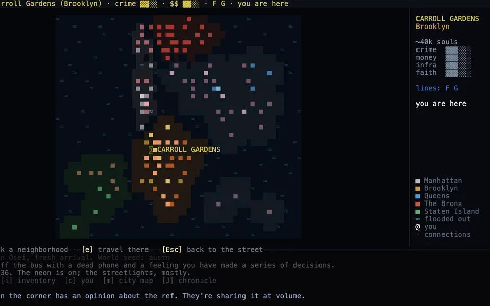 EMPIRE://36's city map of New York with neighborhood stats